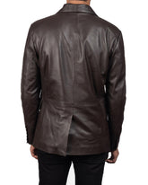 Men Genuine Leather Blazer Sport Coat 49